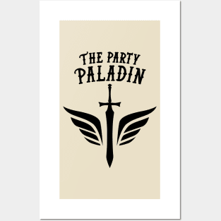 Paladin Dungeons and Dragons Team Party Posters and Art